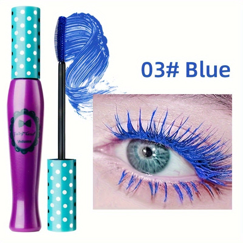Colorful Waterproof Mascara Fast Drying Eyelashes Curling Extension Makeup