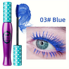 Colorful Waterproof Mascara Fast Drying Eyelashes Curling Extension Makeup