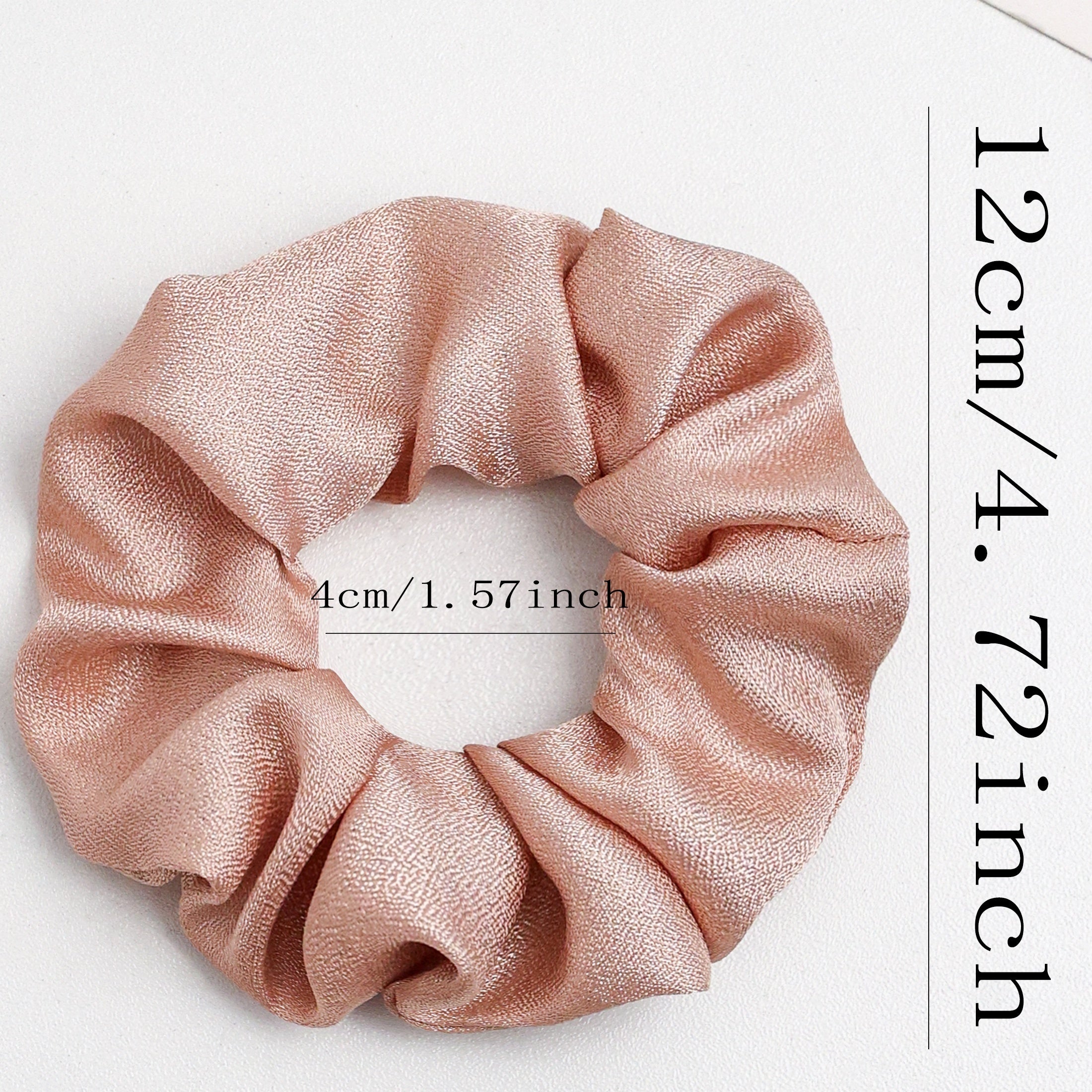 4pcs Large Scrunchie Hair Tie Set for Women