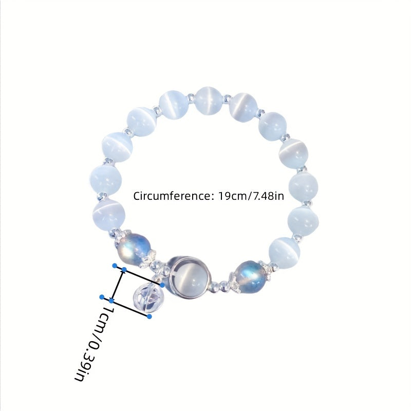 Beaded Luck Bracelet Decorative Accessories Holiday Birthday Gift For Girls