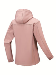Women's Fleece Sports Jacket with Zipper Pocket