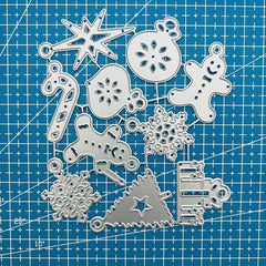 Christmas Elements Metal Die Cuts Card Making Cutting Dies DIY Scrapbooking