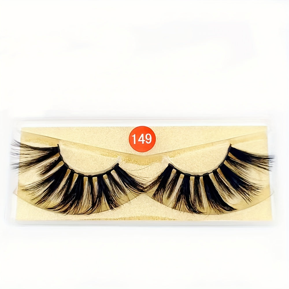 10 Pairs 25mm Thick Fluffy 3D Eyelash Extension