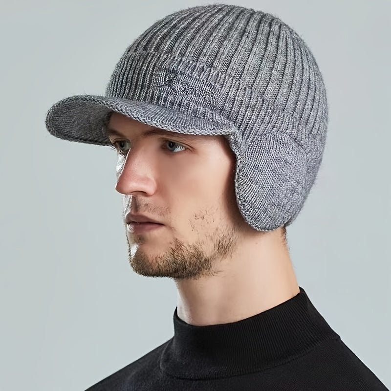 Winter Warm Knitted Hat Ear Protection Cap