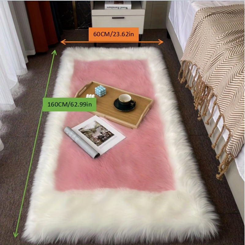 Wool Carpet Bedroom Carpet Bedside Mat Long Hair Thickened Floor Mat