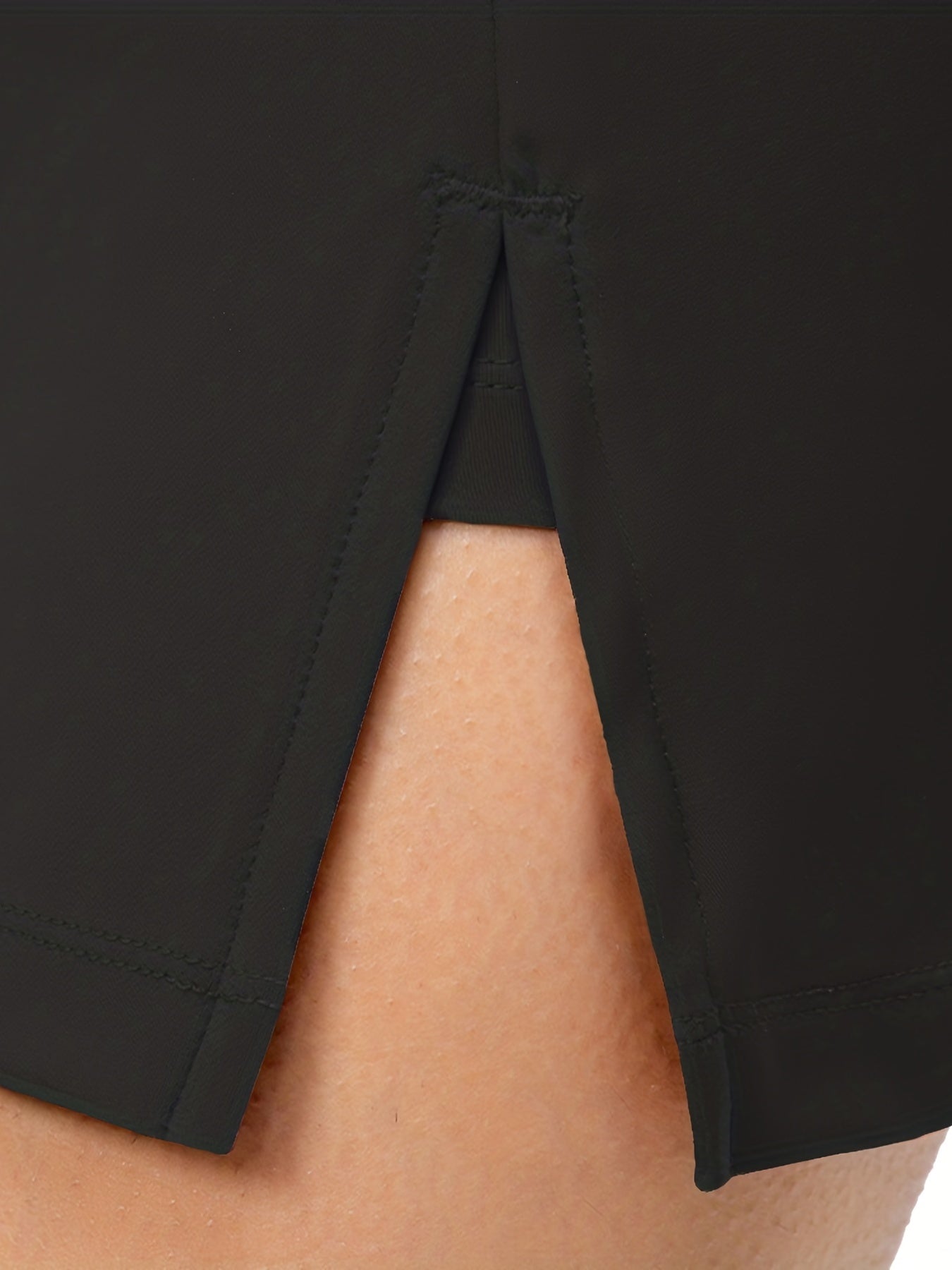 Women's Slit Culottes w/ Pockets for Yoga, Running, Sports Fitness