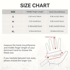 Polar Fleece Winter Cycling Gloves Warm Outdoor Gloves