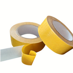 Strong Double-Sided Carpet Adhesive Tape, Transparent Mesh Design