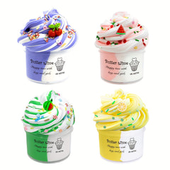 180ml Butter Fluffy Putty Slime Kit - Stress Relief Toy for Kids