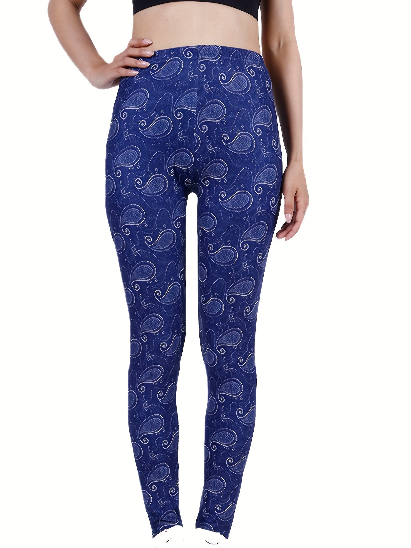 Sexy Camo Print Leggings High Waist Slim Fit Bottoms