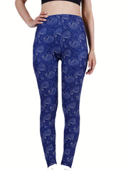 Sexy Camo Print Leggings High Waist Slim Fit Bottoms