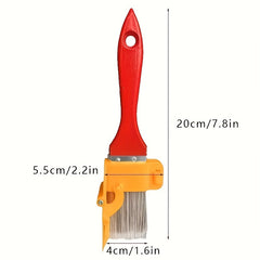 2pcs Paint Trimming Splitters Wall Roof Paint Brush Faux Wool Roller Brush