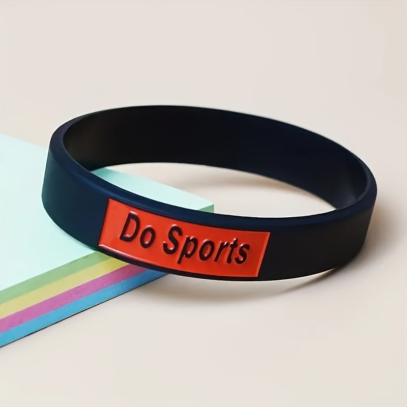 2 Pcs Inspirational Silicone Bracelet for Women