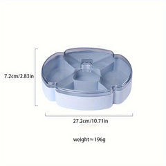 Plastic Food Storage Container Tray with Lid