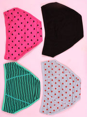 4pcs Girls Triangle Panties Leak-proof Period Panties