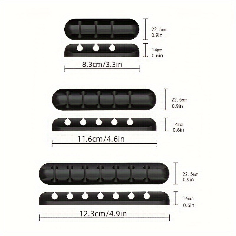 1pc Desktop Data Cable Manager - Keep Your Desk Organized