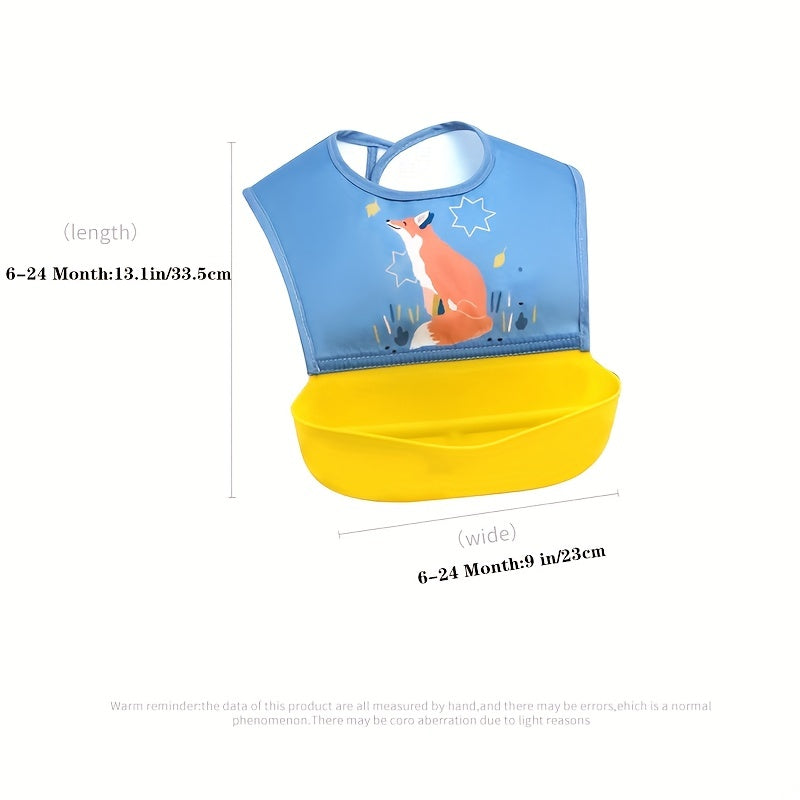 Waterproof Silicone Bib for Babies 6-24 Months