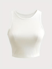 Y2K Sleeveless Crop Tank Top for Summer