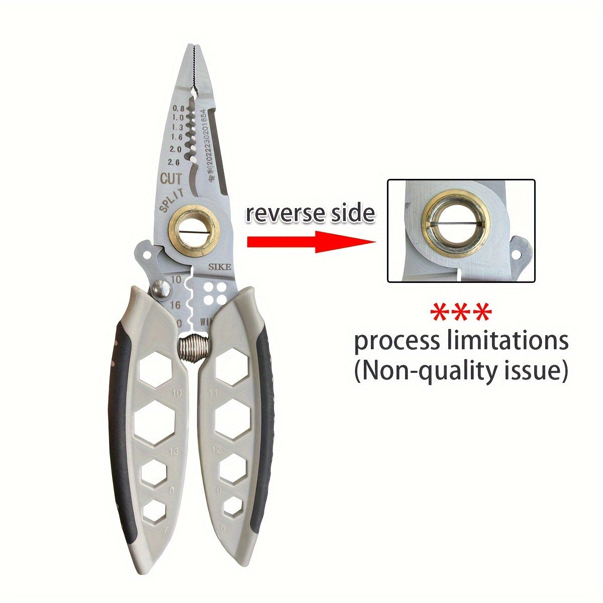 Wire Stripper Multifunctional Cable Cutter Pliers