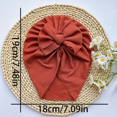 Baby Spring Summer Thin Headband Soft Bow Hat - Infants Newborns