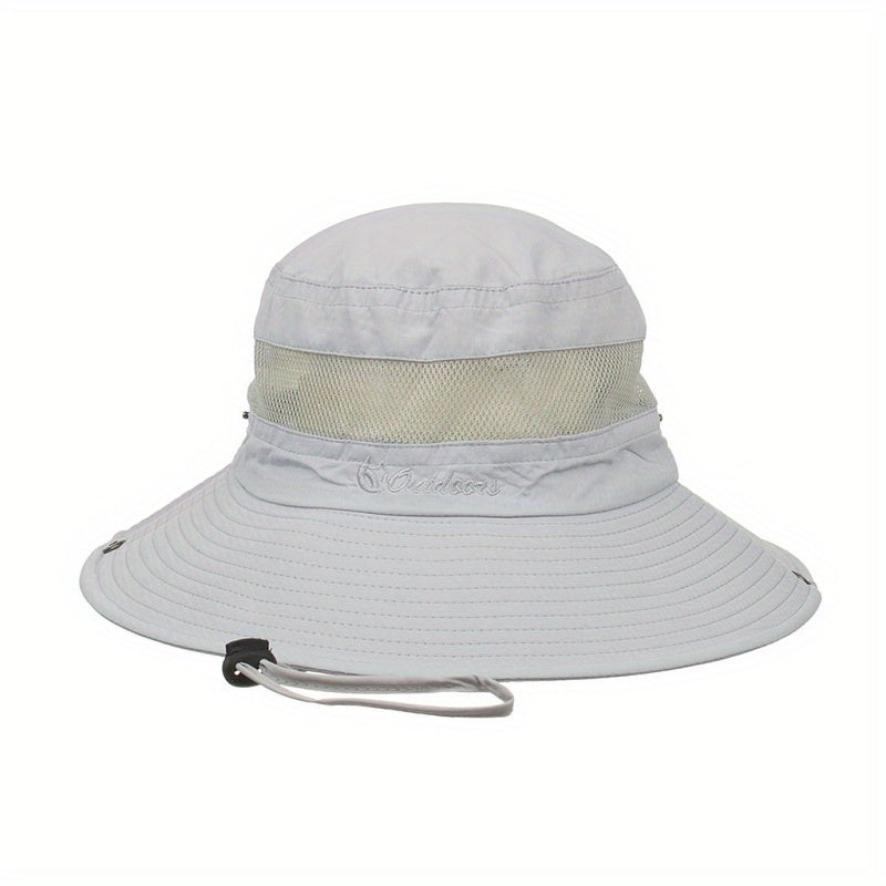 Breathable Mesh Visor Bucket Hat UV Sun Hat