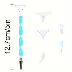 5D Resin Point Drill Pen Set Diamond Painting Embroidery Craft Nail Art Tools