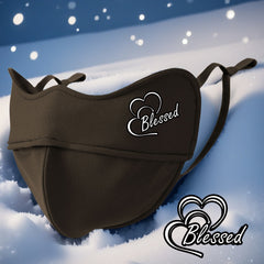 3D Warm Mask with 8236 Pattern Print for Cold Protection