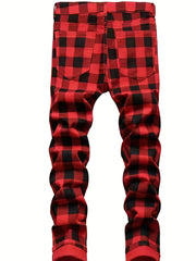 Men's Slim Fit Retro Stretch Jeans - All Seasons