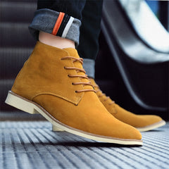 Men's Light Brown Chelsea Boots for Winter