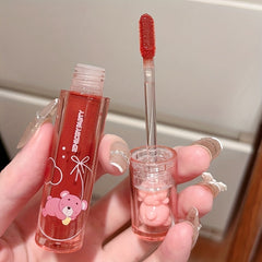 Strawberry Bear Water Gloss Lip Glaze Mirror Lipstick