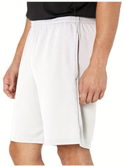 2pcs Quick Dry Comfy Men's Shorts Drawstring Athletic for Gym Workout