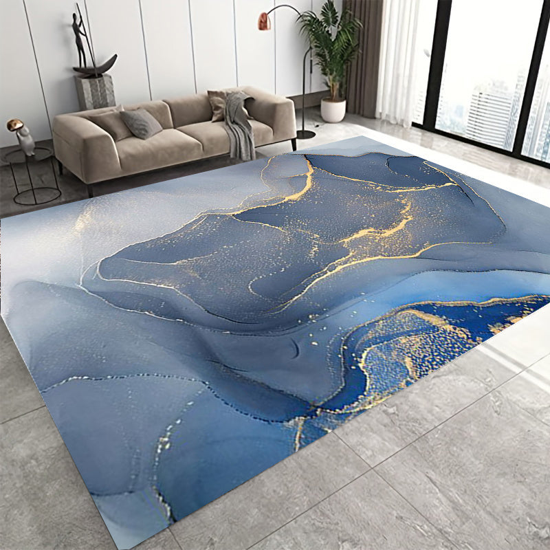 Modern Retro Area Rugs Abstract Living Room Floor Carpet Anti Slip Waterproof