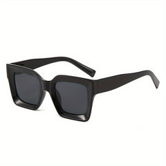 Men's Large Square Frame PC Sunglasses with Anti-pressure Paper Box