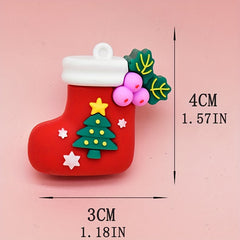 1pc Cartoon 3D Christmas Doll Keychain Pendant For Men Women