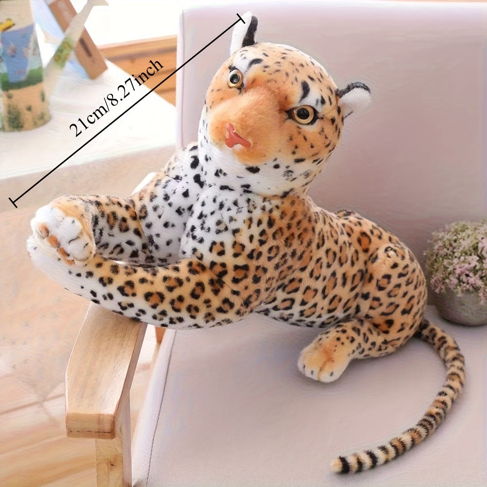 Realistic Money Leopard and Leopard Plush Dolls for Bedroom Ornaments