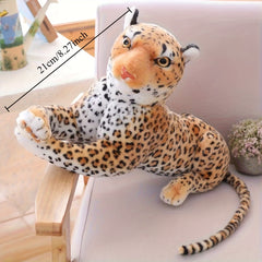 Realistic Money Leopard and Leopard Plush Dolls for Bedroom Ornaments