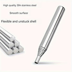 Stainless Steel Fire Blowing Tube for Camping