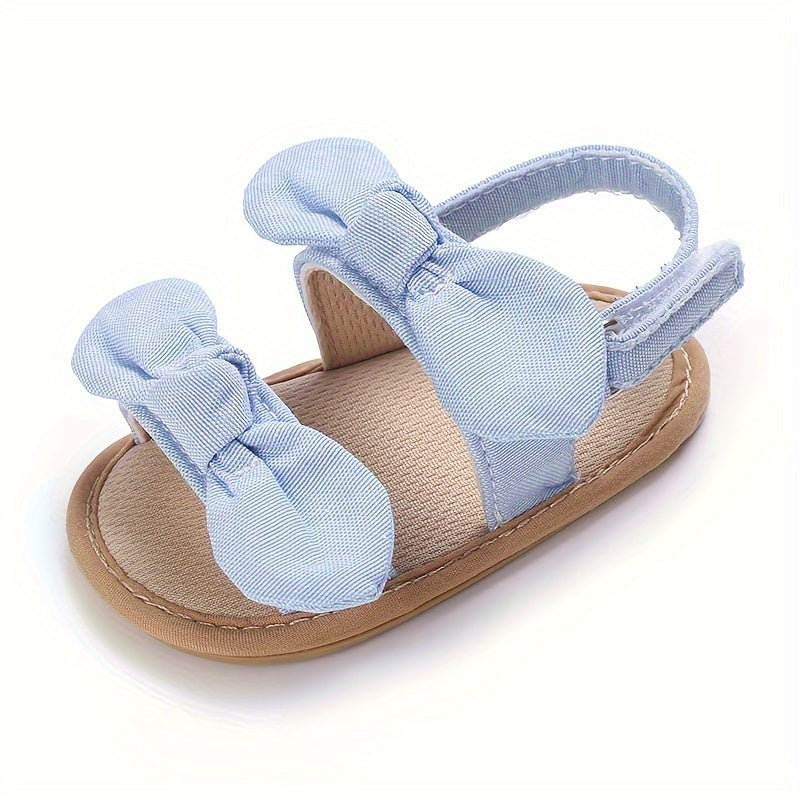 Baby Girls Bowknot Sandals Lightweight Anti Slip