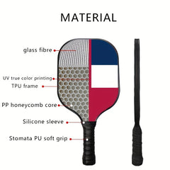 Fiberglass Pickleball Paddle For Beach Outdoor Recreational Sports Equipment