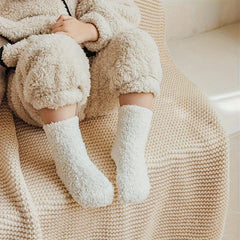 Winter Children's Plush Socks Thick Warm Keeping Socks Non-slip Baby Socks