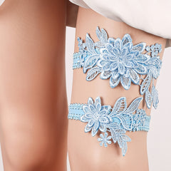 Bridal Garter Belt Elastic Non-slip Leg Ring Set
