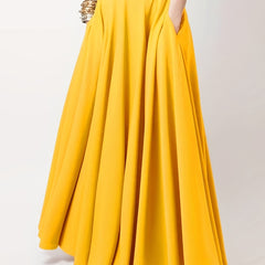 High Waist Pleated Maxi Skirt