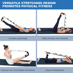 Yoga Stretching Strap Leg Resistance Bands for Men and Women