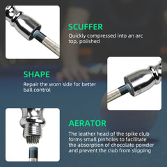 3 In 1 Snooker Billiard Pool Cue Tip Tool Billiard Repair Kit
