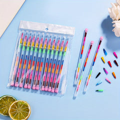 16pcs Colored Graffiti Crayons Back to School Supplies Kids Party Favors