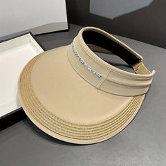 Casual Adjustable Visor Hat Wide Brim UV Protection Sun Hats for Women