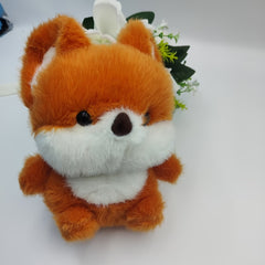 1pc Fox Plush Toy Soft Brown & Stuffed Animal Mixed Colors