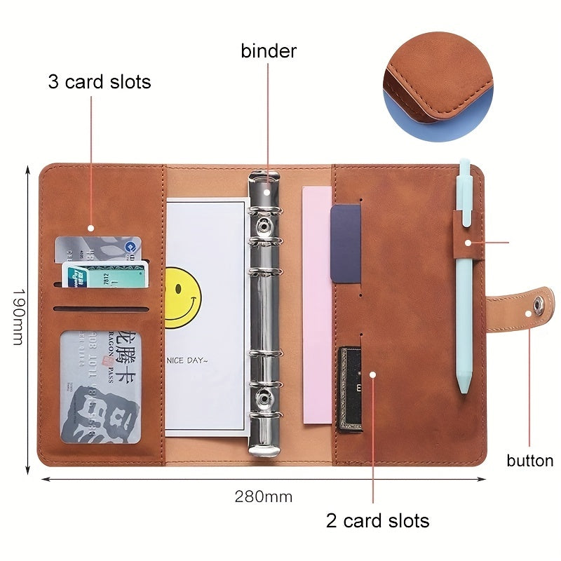 Budget Planner Cash Envelope Savings Money Binder A6 Notebook Binder
