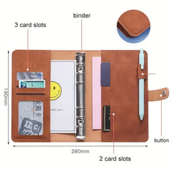 Budget Planner Cash Envelope Savings Money Binder A6 Notebook Binder