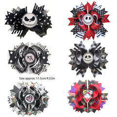 The Nightmare Before Christmas Bow Movie Hairpin Halloween Christmas Gift